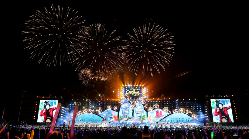 Tiết mục mở màn Chương trình nghệ thuật khai mạc Carnaval Hạ Long 2026.