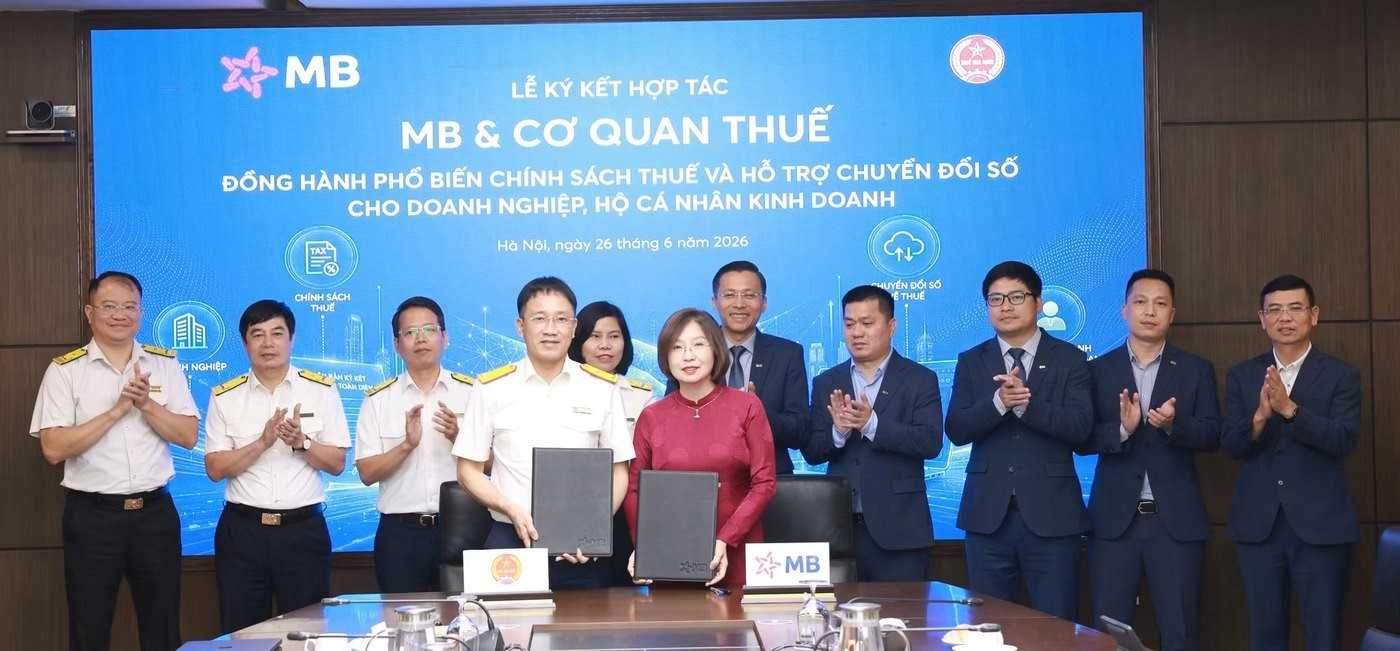 MB đồng hành cùng ngành Thuế hỗ trợ người nộp thuế chuyển đổi số