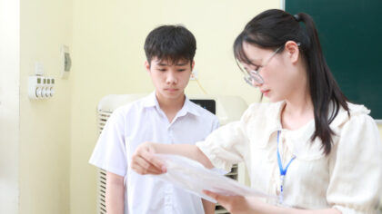 Học sinh tham gia Kỳ thi tuyển sinh vào lớp 10 tại Hà Nội năm 2026. Ảnh: Đình Tuệ.
